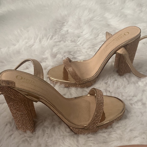 Olivia Jagarina Rose Gold Heels - Picture 6 of 8